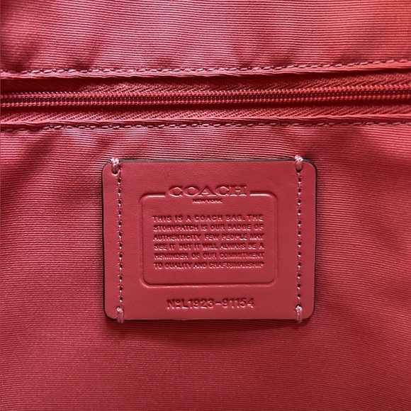 Coach Skylar Hobo Poppy Pink Pebble Leather, Shoulder Bag 91154 - Picture 9 of 17